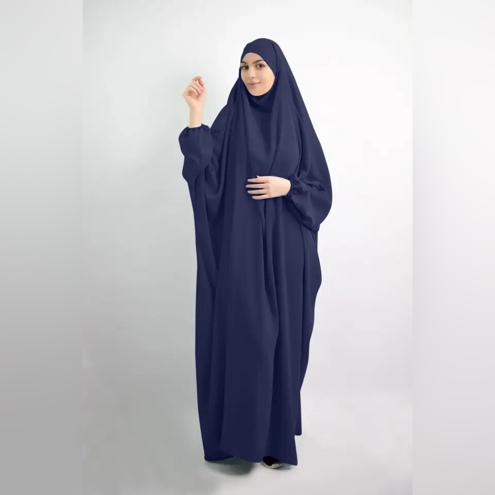 One piece overhead khimar abaya dress Muslim prayer dress Islamic